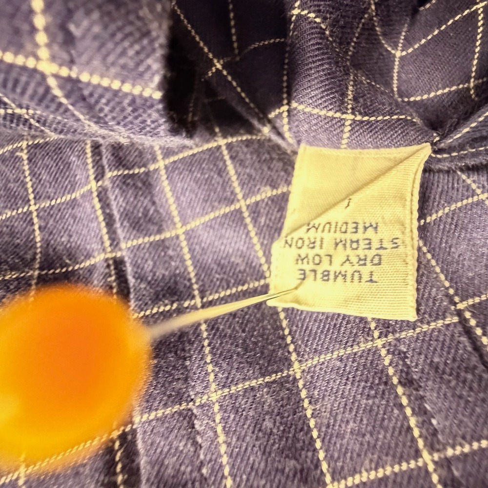 Ralph Lauren Golf Shirt Mens XL Blue White Grid Tilden Cotton Short Sleeve Good - Picture 11 of 11